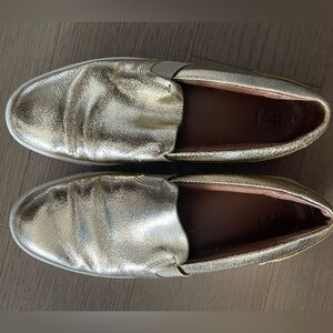 Frye Ivy Gold Slip sneaker